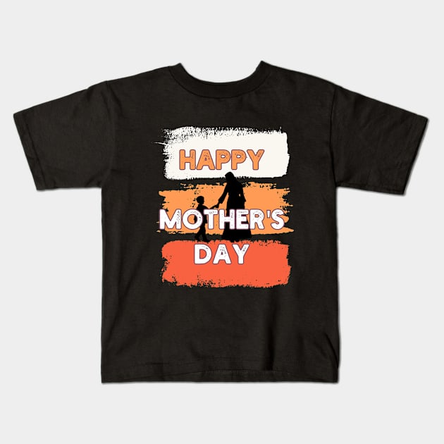 Happy Mothers Day 2024 Kids T-Shirt by BukovskyART